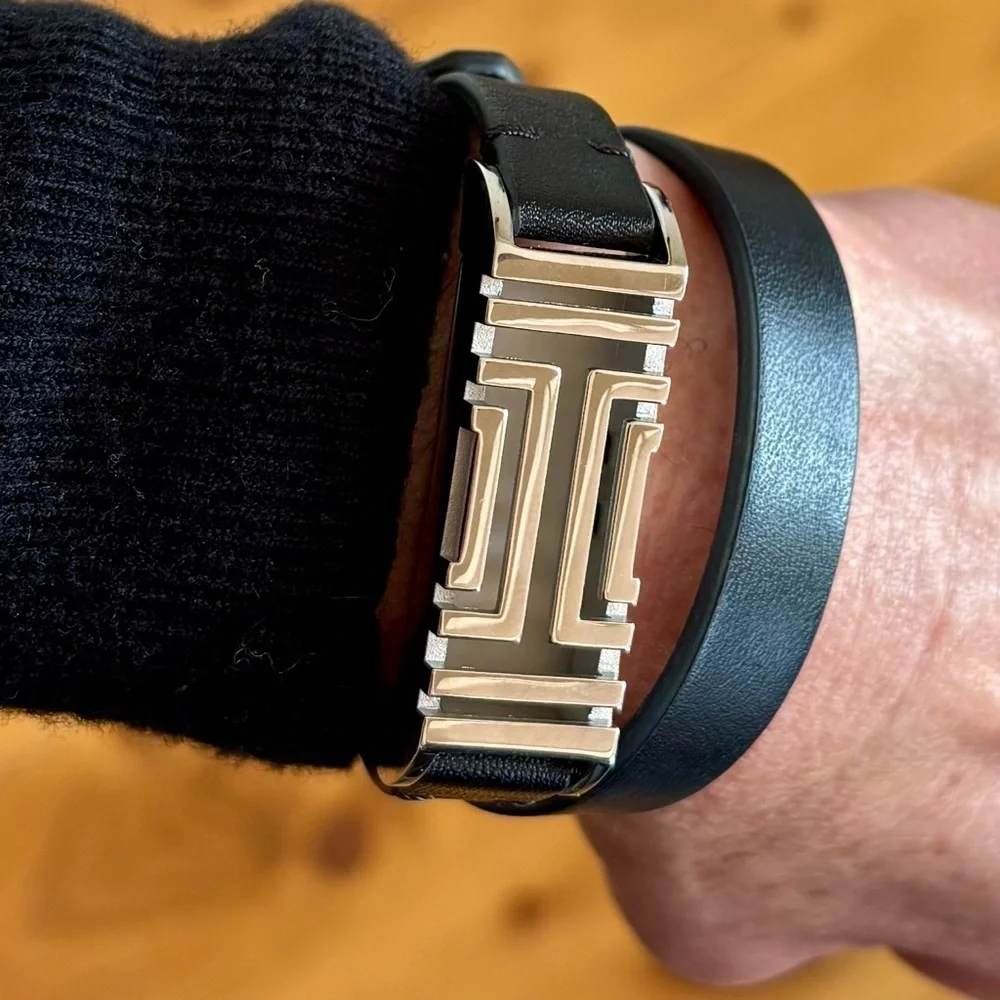 TORY BURCH Fitbit Leather Wrist Bracelet